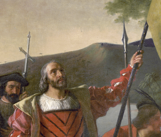 Cristóbal Colón llega a América